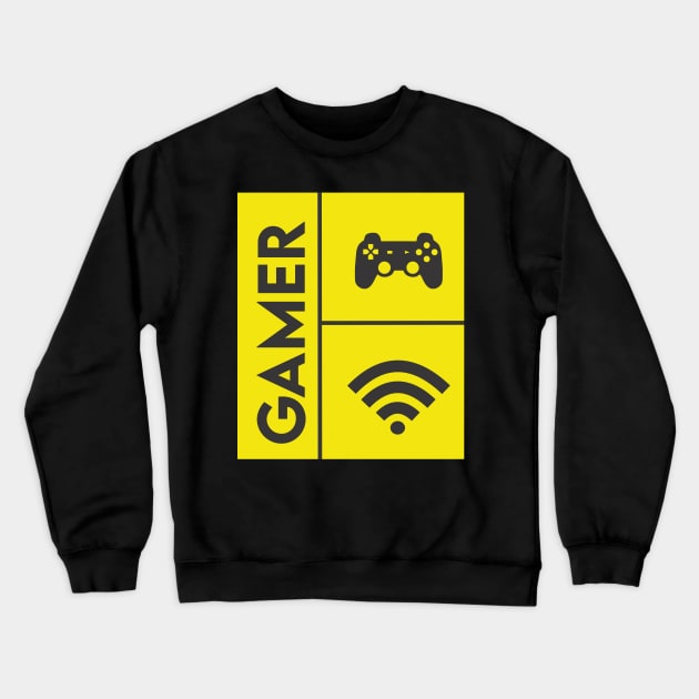 Yes im a gammer Crewneck Sweatshirt by Design Knight